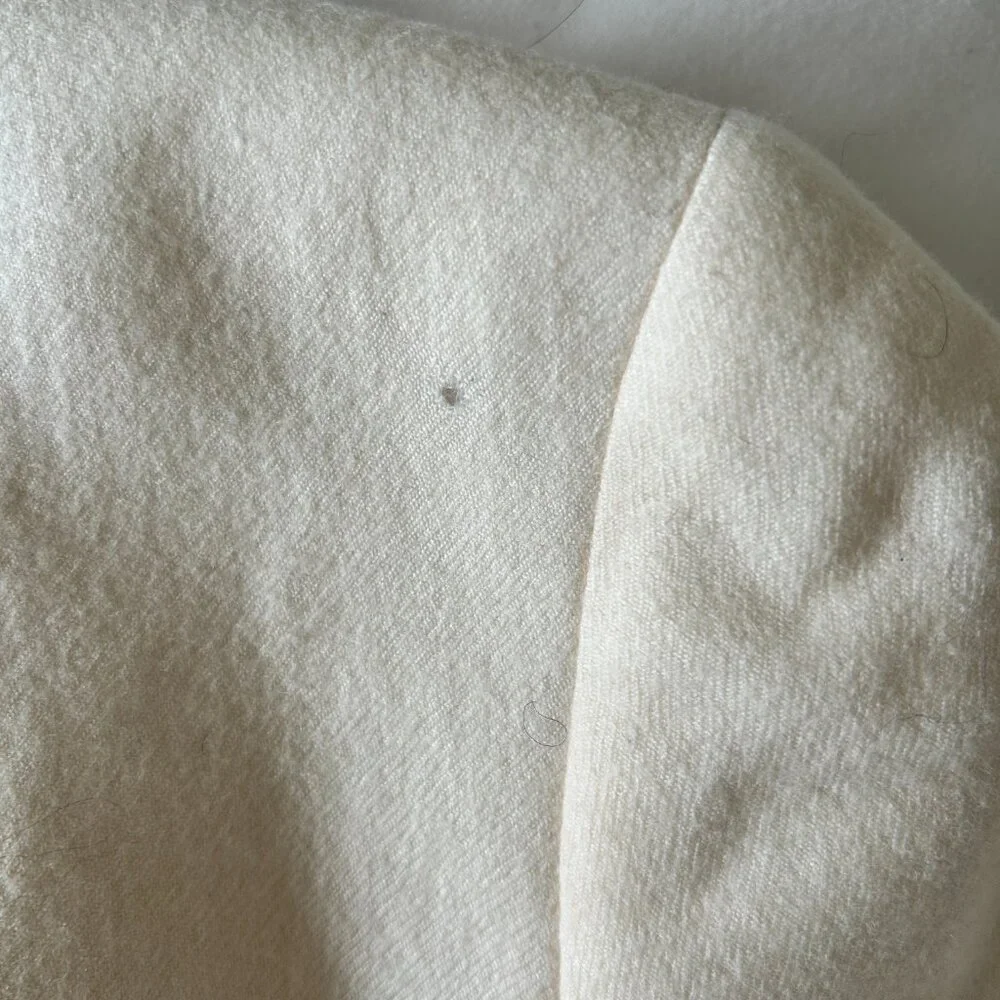 Vintage Pendleton 100% Virgin Wool Blazer - Winter White - Picture 11 of 16